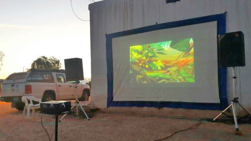 El cine móvil INCAA/Cultura va a El Rodeo, Ancasti y El Alto