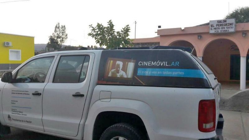 El cine móvil INCAA/Cultura va a El Rodeo, Ancasti y El Alto