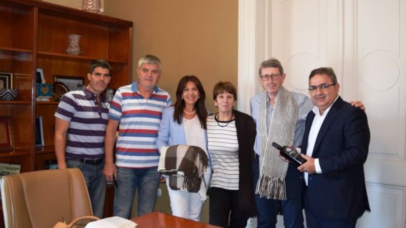 Visita de reconocida familia de Paderno del Grappa