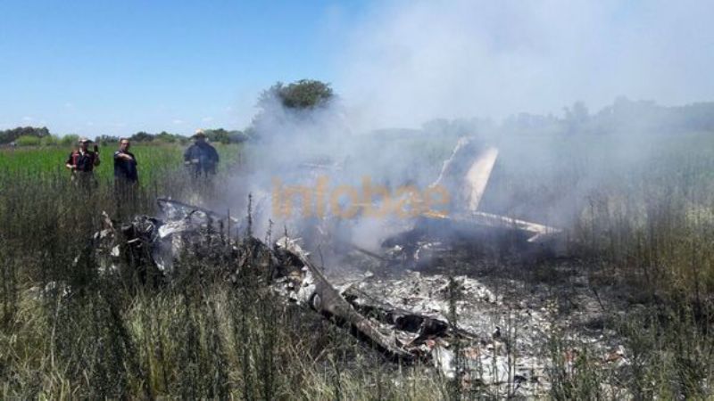 Se estrelló una avioneta en Marcos Paz: cinco muertos
