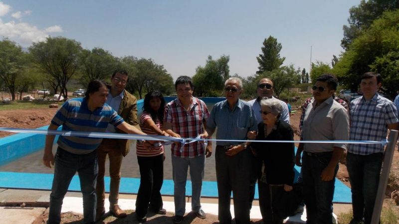 Quedó inaugurada la pileta del camping de Costa de Reyes