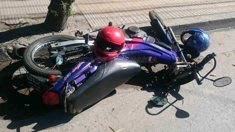 Accidente en pleno centro