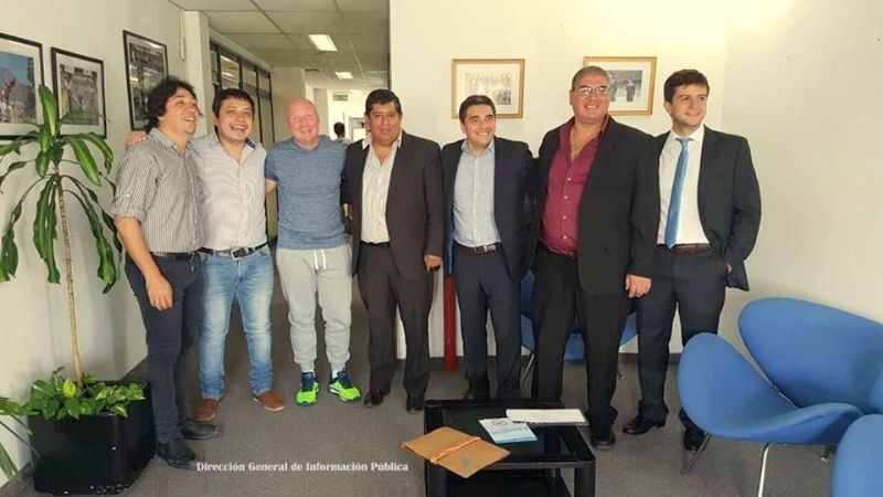 Nóblega se reunió con Mac Allister y funcionarios nacionales
