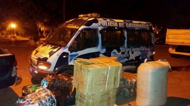 Secuestran mercadería ilegal en Valle Viejo