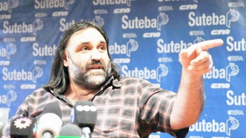 Baradel denunció a Macri por sus dichos