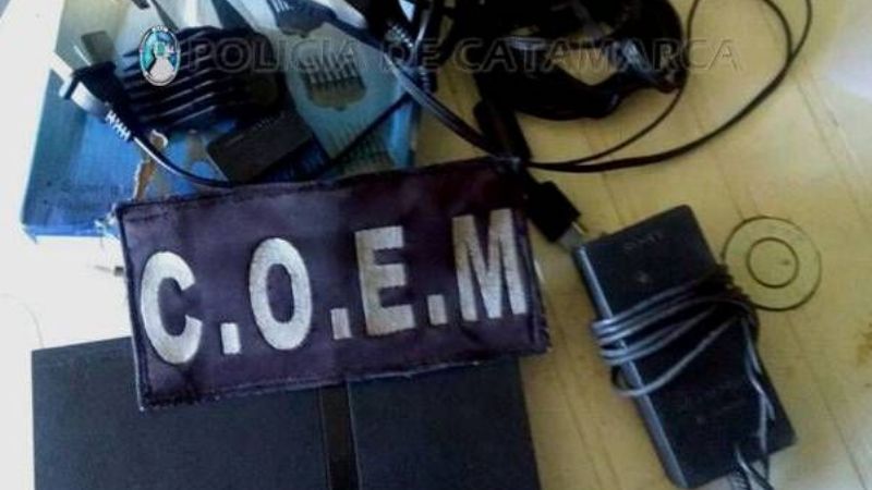 Llevaban elementos robados y fueron detenidos