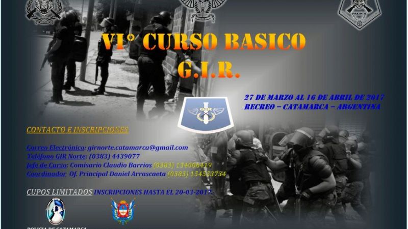 Recreo sede del VI Curso Básico de G.I.R.