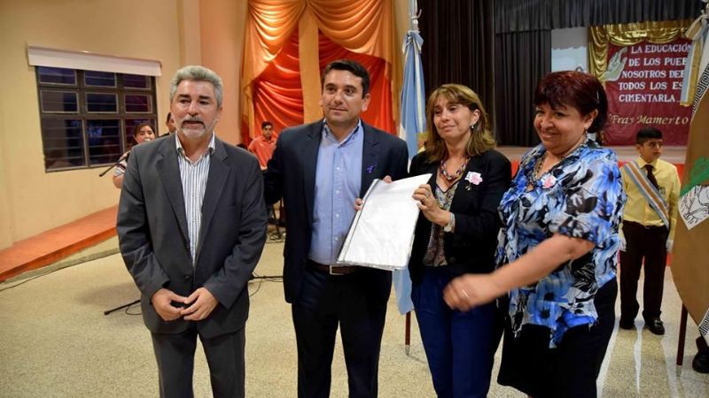 Reconocimiento de la creación del Nivel Secundario en la apertura del Ciclo Lectivo 2017