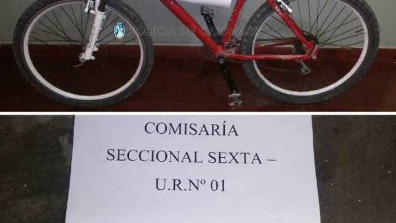 Atrapan a un adolescente en bicicleta con un revólver de juguete