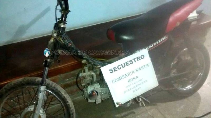 Secuestran una moto en Valle Viejo