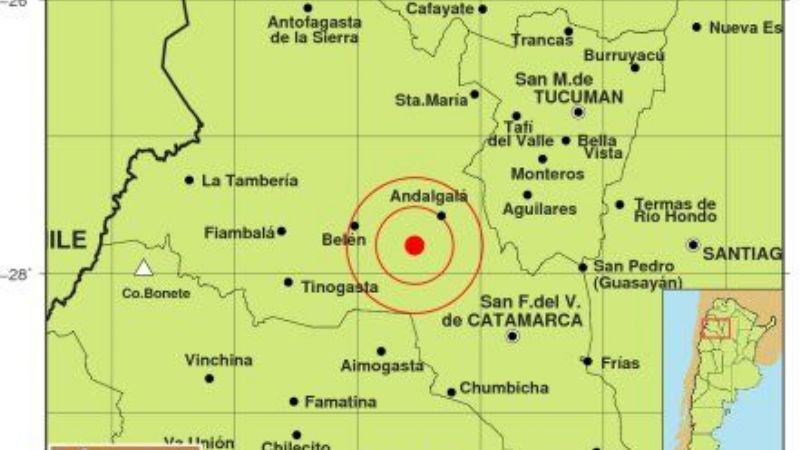 Dos temblores el domingo