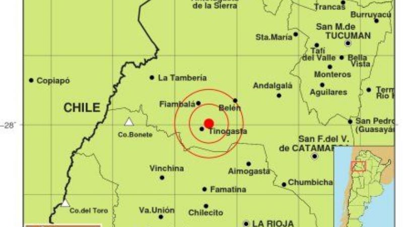 Dos temblores el domingo