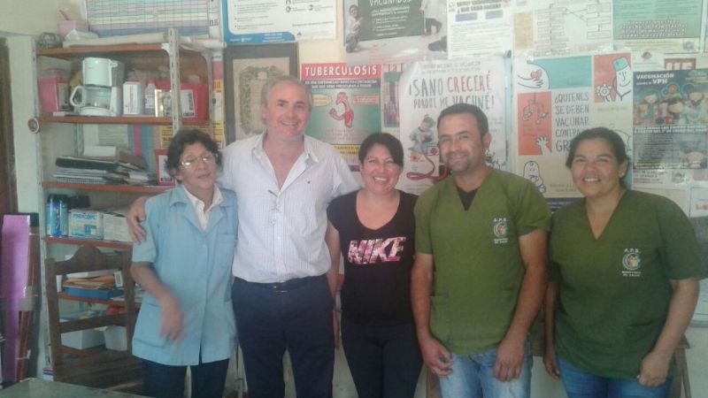 El senador Fernández visitó la Escuela N°334 de Colpes