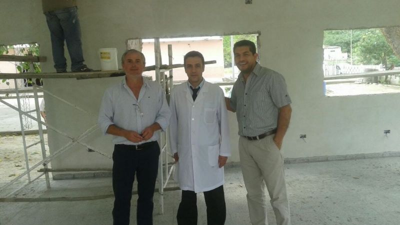 El senador Fernández visitó la Escuela N°334 de Colpes