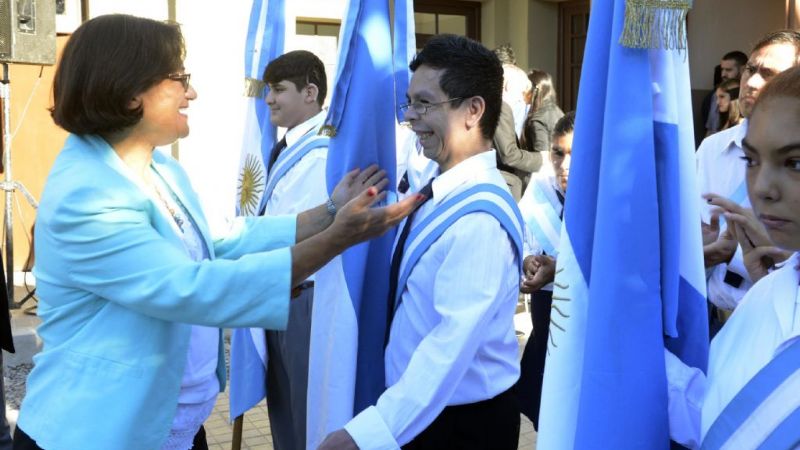 Lucía inauguró las refacciones de la Escuela "Luisa María Sesín"