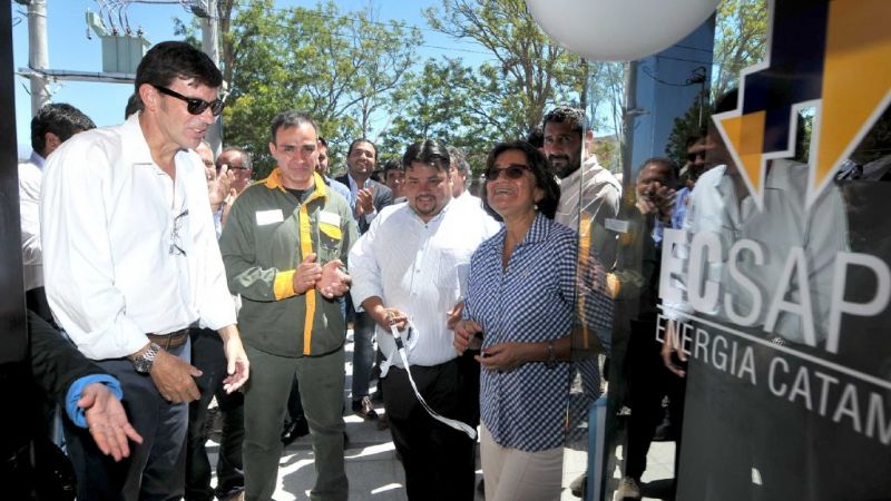 Lucía recorrió la localidad de Hualfín