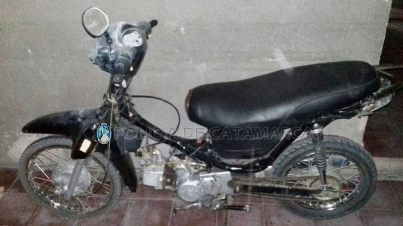 Recuperan una moto requerida por la Justicia en Belén