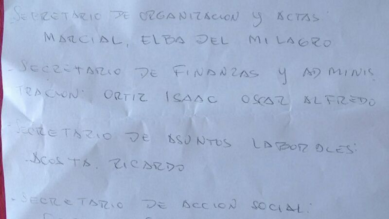 Denuncian “boicot” en el sindicato de no docentes