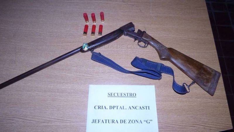 Secuestran un arma de fuego en Ancasti