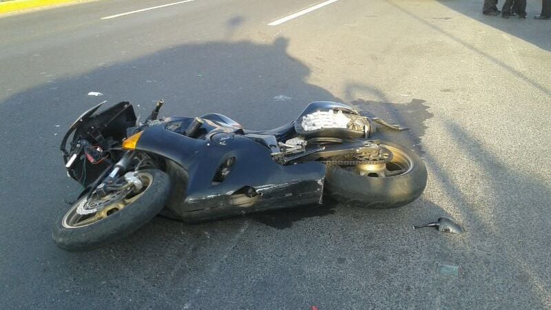 Lesionado en un derrape