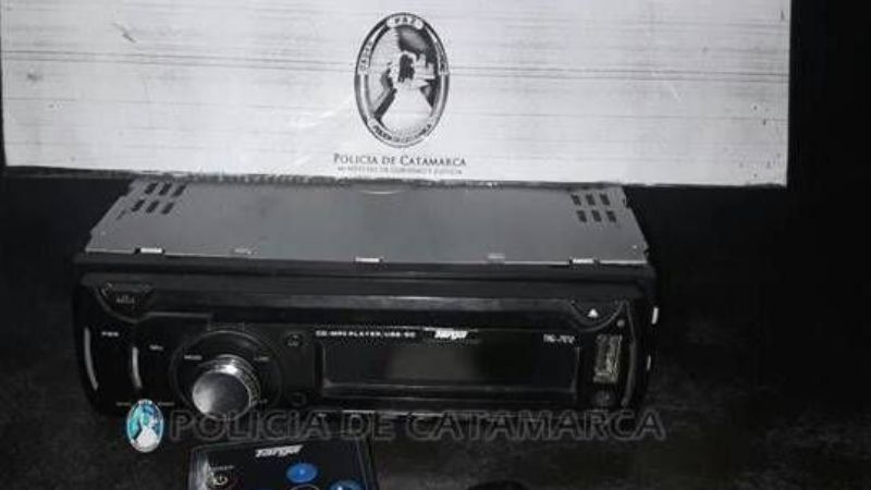 Tenía un estéreo robado