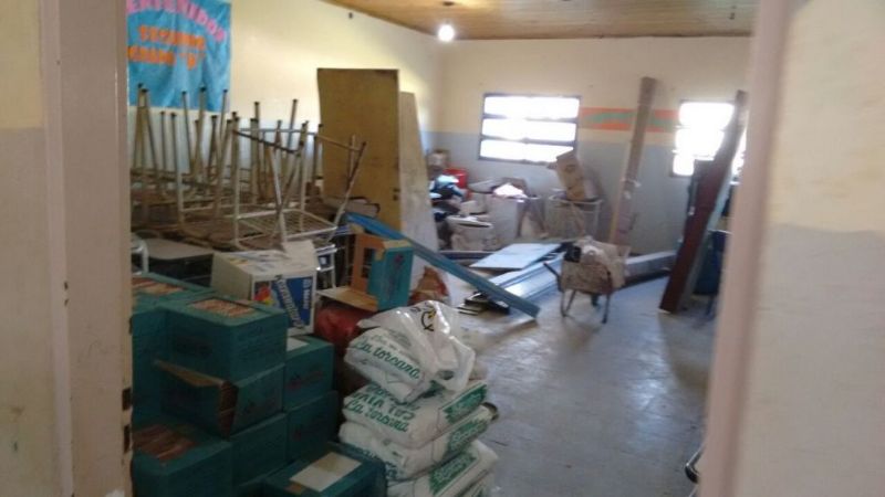 Desde diciembre trabajan en la refacción total de la Escuela 197 de Recreo