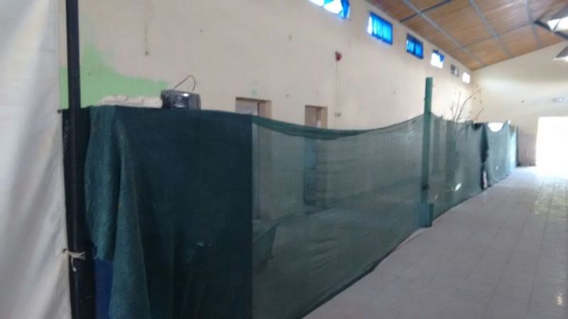 Desde diciembre trabajan en la refacción total de la Escuela 197 de Recreo