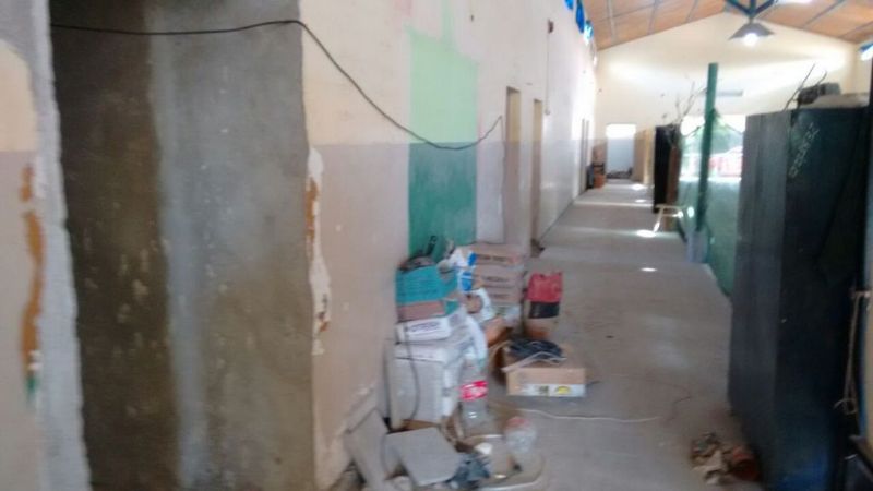 Desde diciembre trabajan en la refacción total de la Escuela 197 de Recreo