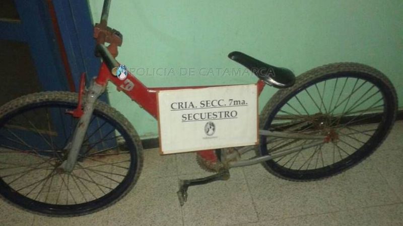 Robó una bicicleta en el barrio Eva Perón y fue aprehendido