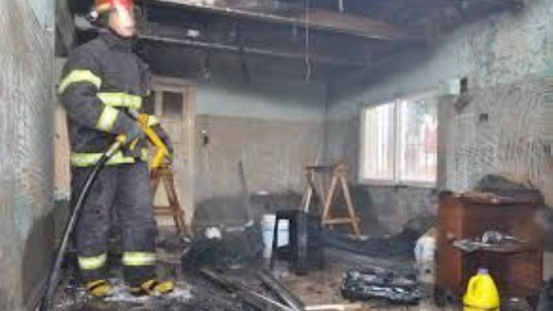 Incendio en una vivienda