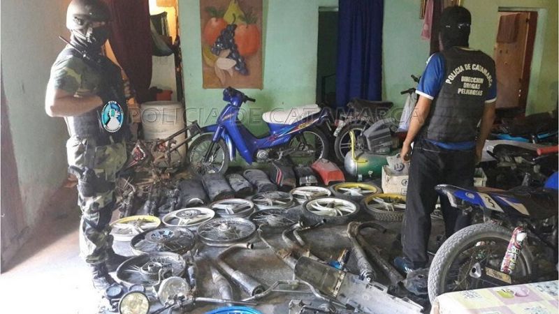 Recuperan motopartes