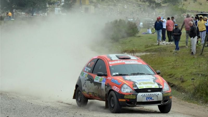 Miguelito Lobo marcha 9no. en la RC5 del Rally Argentino