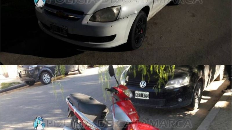 Motociclista lesionado en un choque