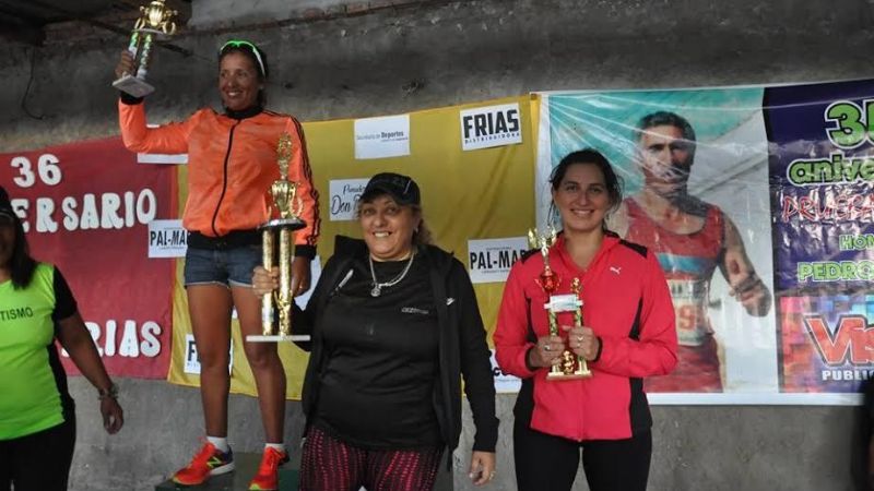 Lucas Castro y Mónica Giménez “volaron” en la “Pedro Arias”