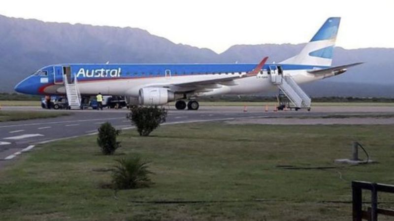 Avión que venía a Catamarca varado en La Rioja