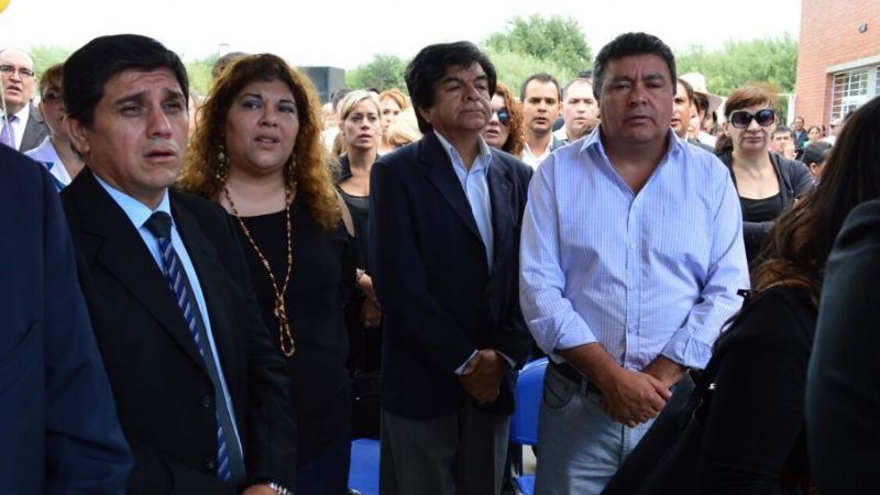 Senadores en la inauguración de la Escuela Secundaria N°26 de Las Tejas