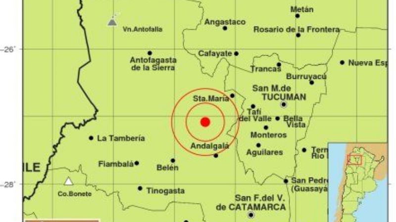 Importante sismo en la madrugada