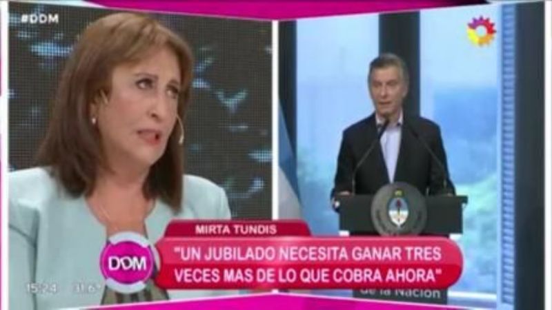 "Es una vergüenza desconocer que los jubilados cobran 6.394 pesos"