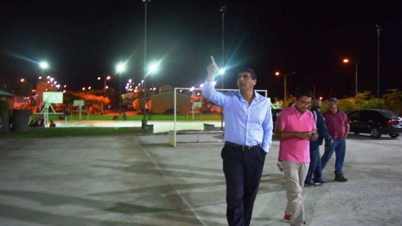 Instalaron nuevas luminarias en el “Poli Sur”