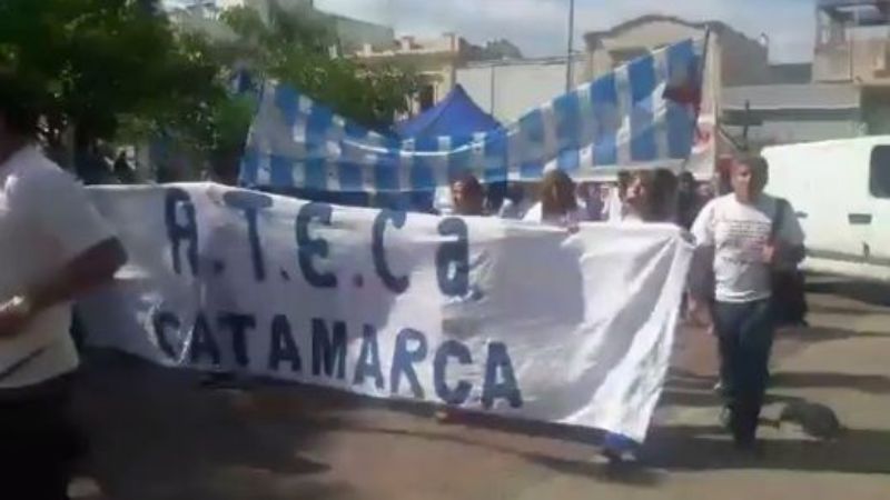 Alta adhesión al paro nacional docente