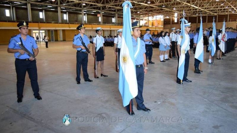 Acto de inicio de ciclo lectivo de los Institutos de Formación Policial