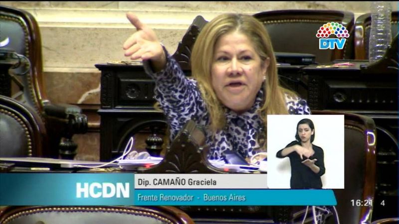 Explosivo discurso de Camaño desencajó a Peña en Diputados