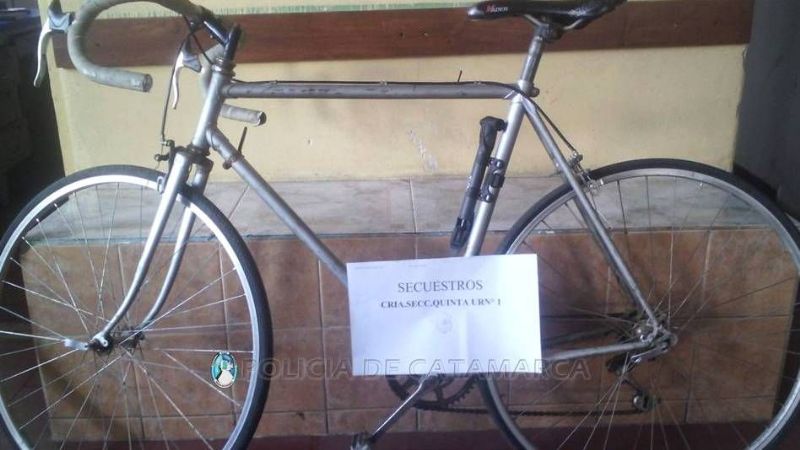 Encuentran una bici abandonada