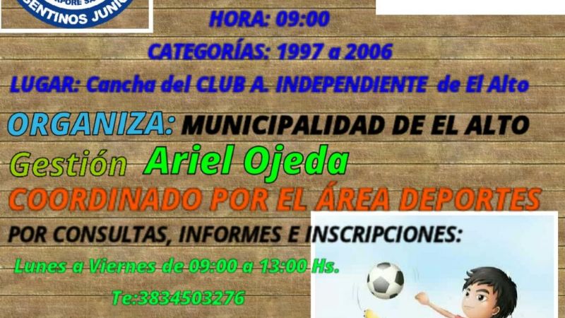 Argentinos Jrs. prueba jugadores en El Alto