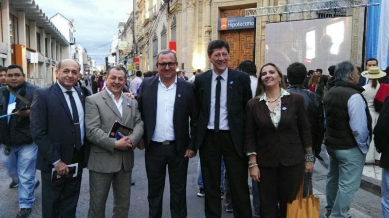 Autoridades de Cultura del NOA, en la inauguración del Museo Güemes
