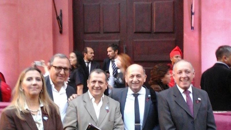 Autoridades de Cultura del NOA, en la inauguración del Museo Güemes