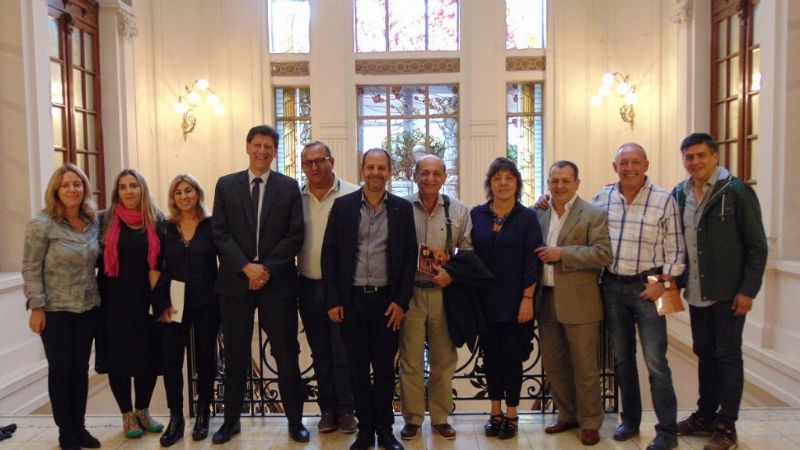 Autoridades de Cultura del NOA, en la inauguración del Museo Güemes