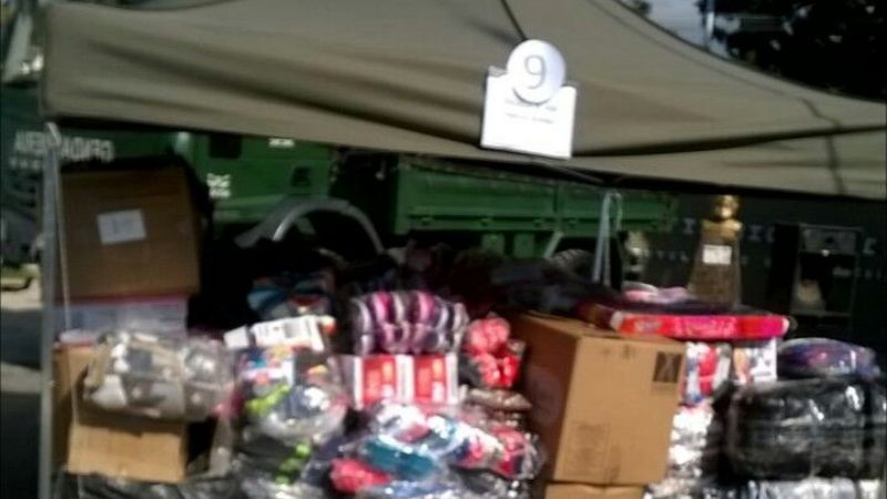 Escuela  de La Paz recibió donacion de Gendarmería