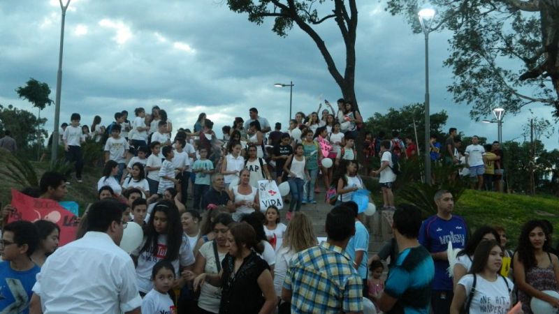 Cientos de catamarqueños dijeron “Sí a la Vida”