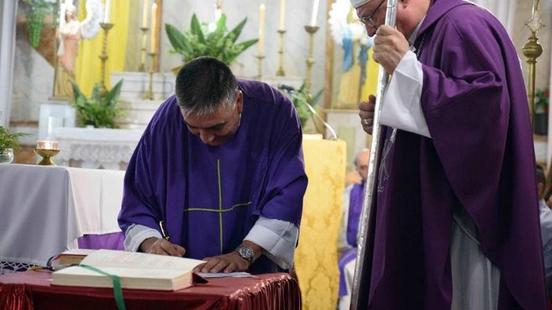 Nuevo párroco en Fray Mamerto Esquiú